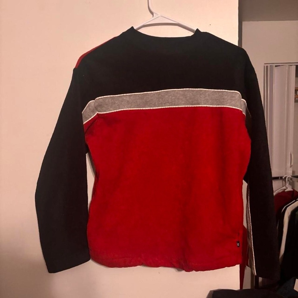 Vintage Red, black, and gray Arizona long sleeve sweater